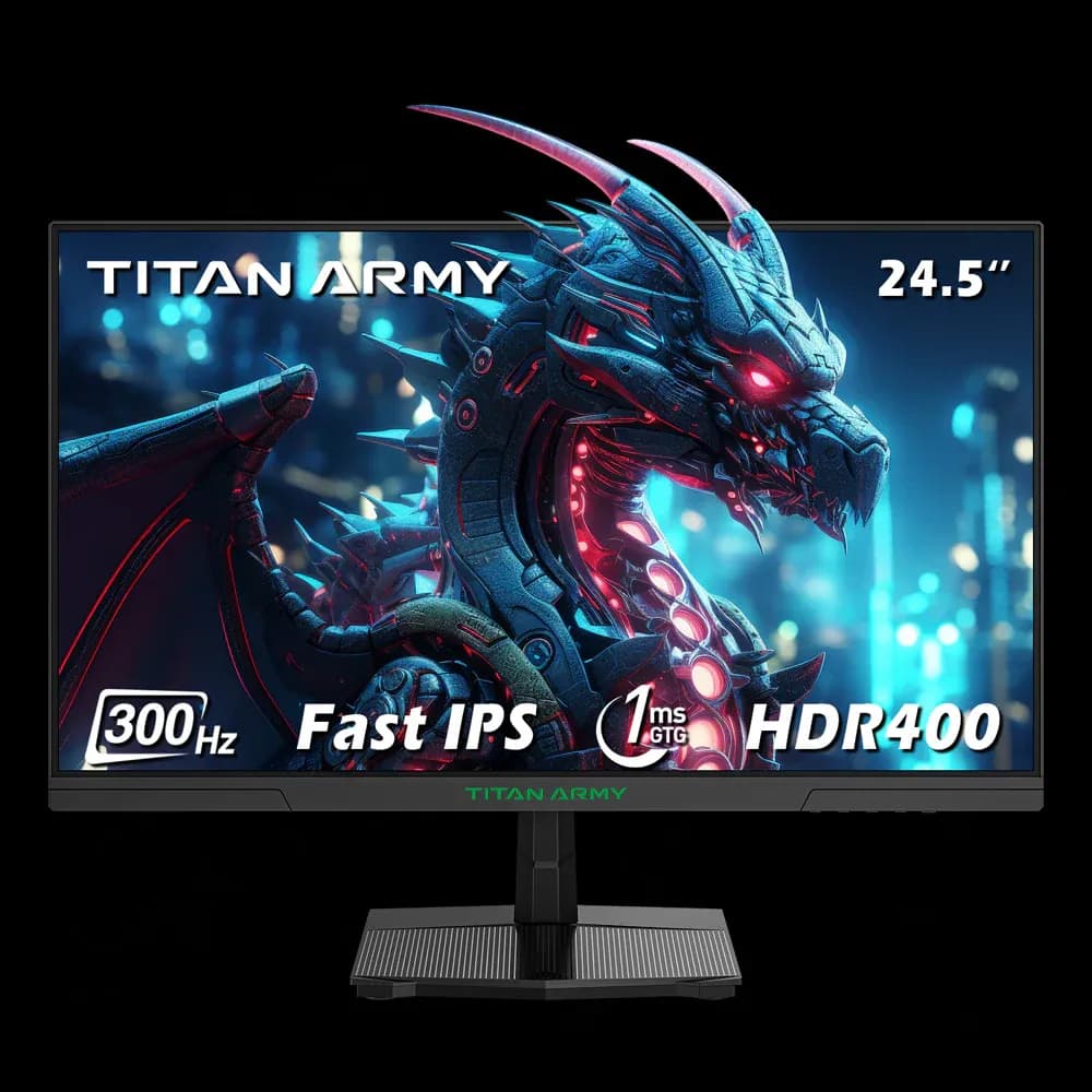 [Budget Gaming Monitor] TITAN ARMY P2510HS [24.5" 1920x1080 IPS, HDR400, 300Hz, 106% NTSC, 104% Adobe RGB, 96% DCI-P3, 121% sRGB]
