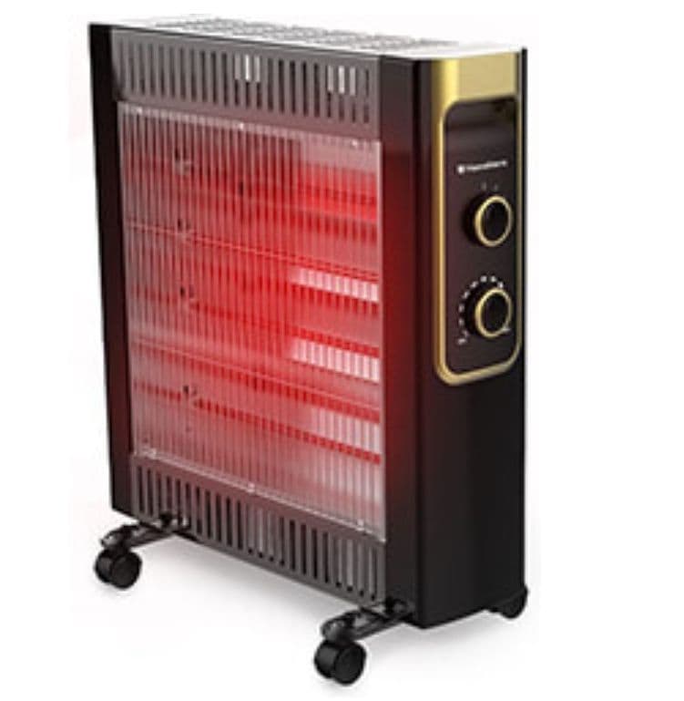 Θερμάστρα χαλαζία HomeVero HV-QH2200 2200W με θερμοστάτη