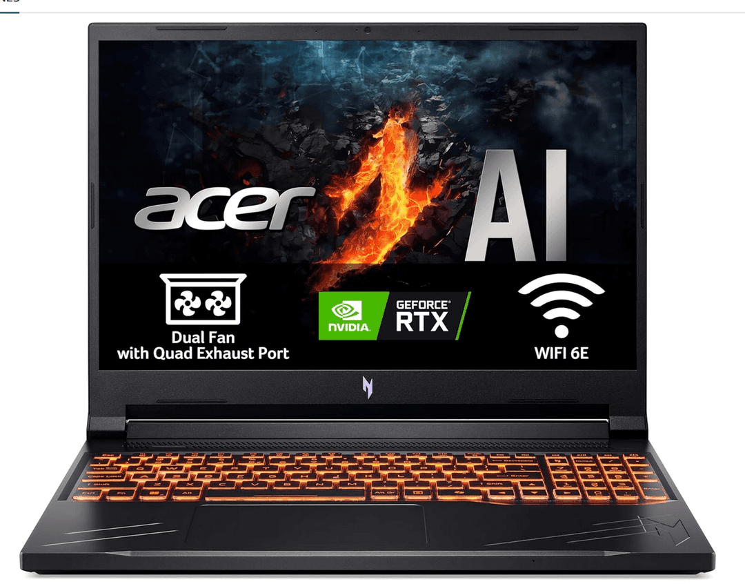 Acer Nitro V 16 ANV16-41-R68V Gaming Laptop (16" WUXGA IPS 165Hz, Ryzen 7 8845HS, 16GB RAM, 1TB SSD, GeForce RTX 4060, No OS)