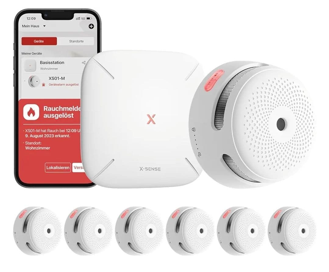 X-Sense Έξυπνος Ανιχνευτής Καπνου XS01-M with SBS50 Base Station (6 τεμαχια) 93.97€ + άλλες προσφορές