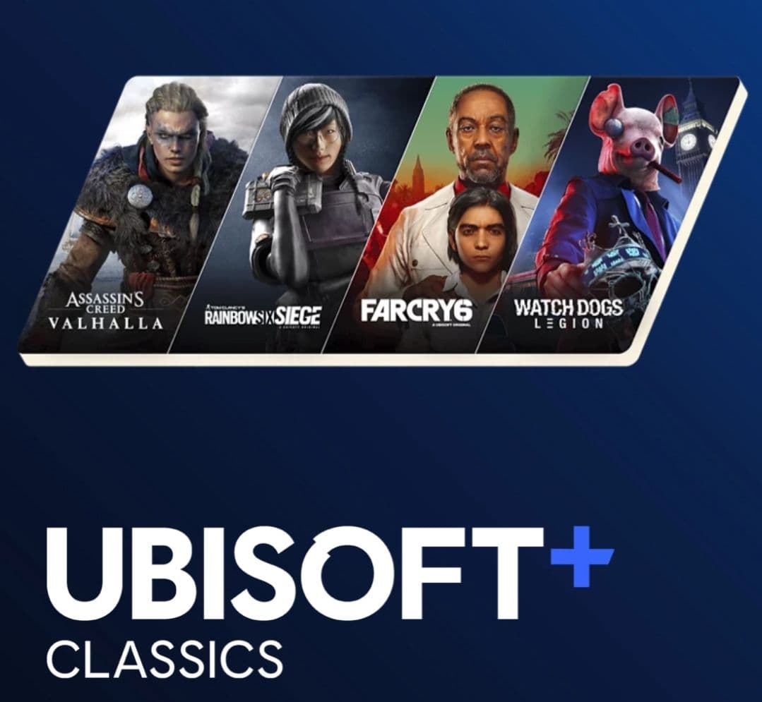 Ubisoft+ Classics για PS5 και PS4 : Συνδρομή 1€ για 1 μήνα - Περιλαμβάνει παιχνίδια από τις σειρές Assassin's Creed, Far Cry, Tom Clancy και άλλες