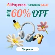 Spring sales με promo κουπόνια από το Aliexpress