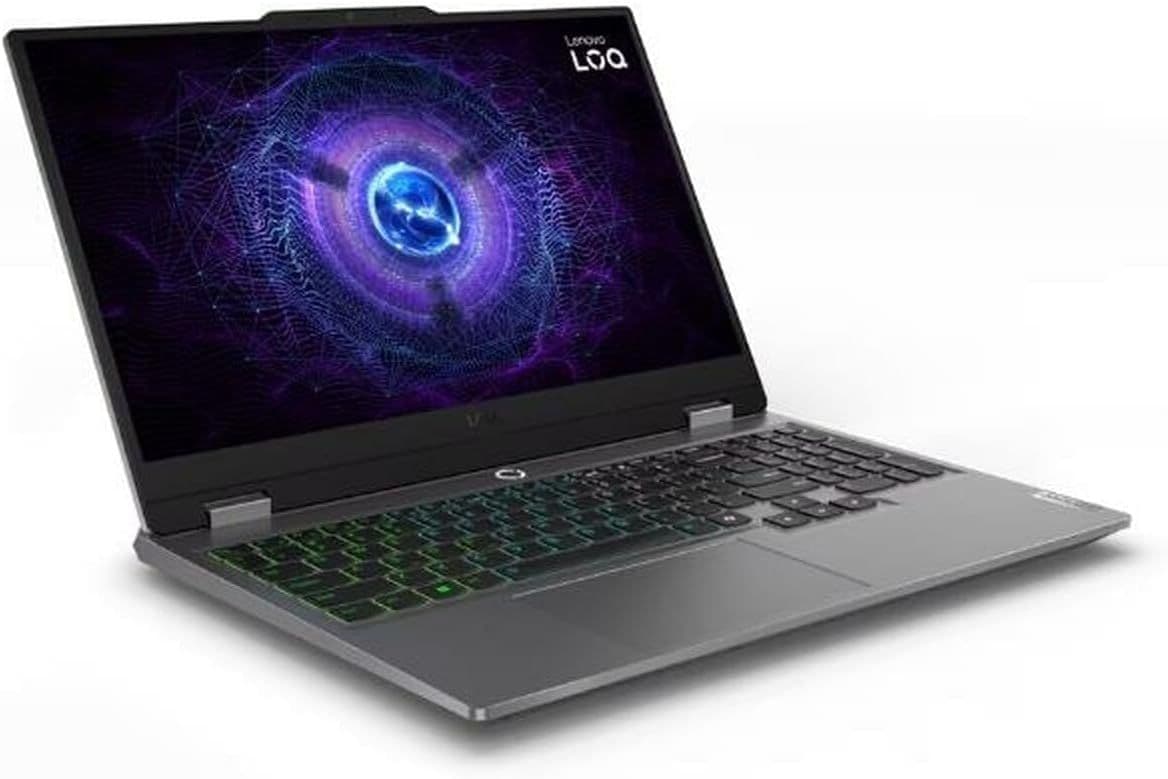 Lenovo LOQ 15IAX9 (15.6" FHD IPS 144Hz / i5-12450HX / 16GB / 1TB / RTX 4060 / Windows 11 / QWERTY ES) Laptop