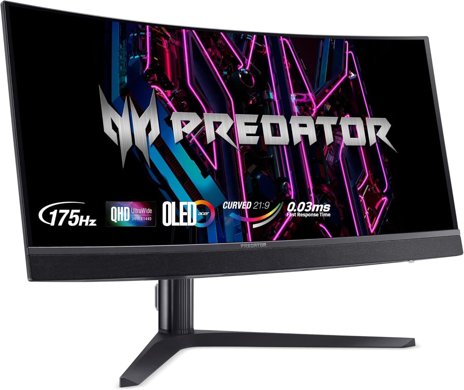 Acer Predator X34V (34", UWQHD, OLED, 175Hz) Οθόνη