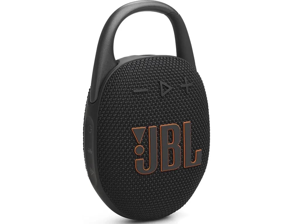 JBL Clip 5 Black Φορητό Ηχείο