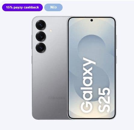 Samsung Galaxy S25 με 15% Payzy cashback στον Γερμανό ή 1€=100 πόντοι Alpha Bonus στον Κωτσόβολο