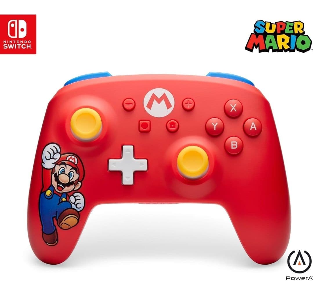 PowerA Mario Joy Ασύρματο Gamepad για Switch Κόκκινο 34.08€