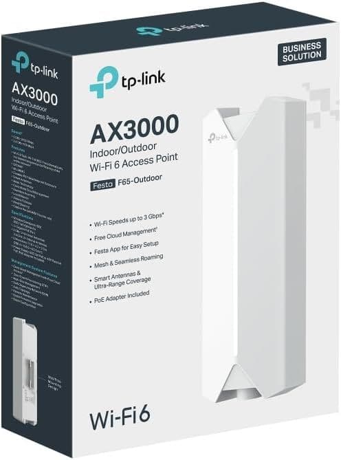 Outdoor Access Point TP-Link Festa F65 AX3000 WiFi 6