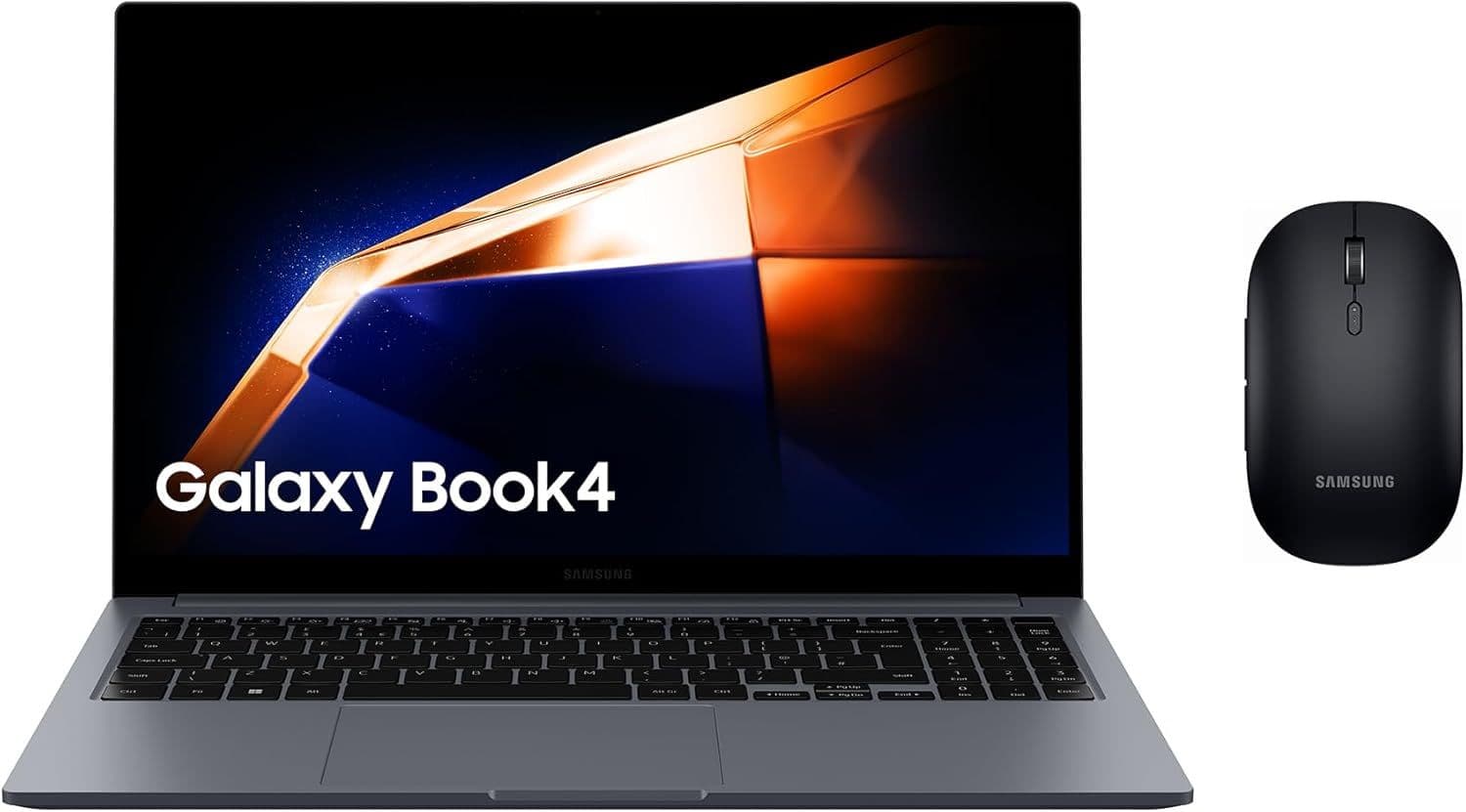 Samsung Galaxy Book4 (15.6" FHD / Core 5 120U / 16GB / 512GB / W11 / QWERTY ES) Laptop + Ασύρματο Ποντίκι Samsung