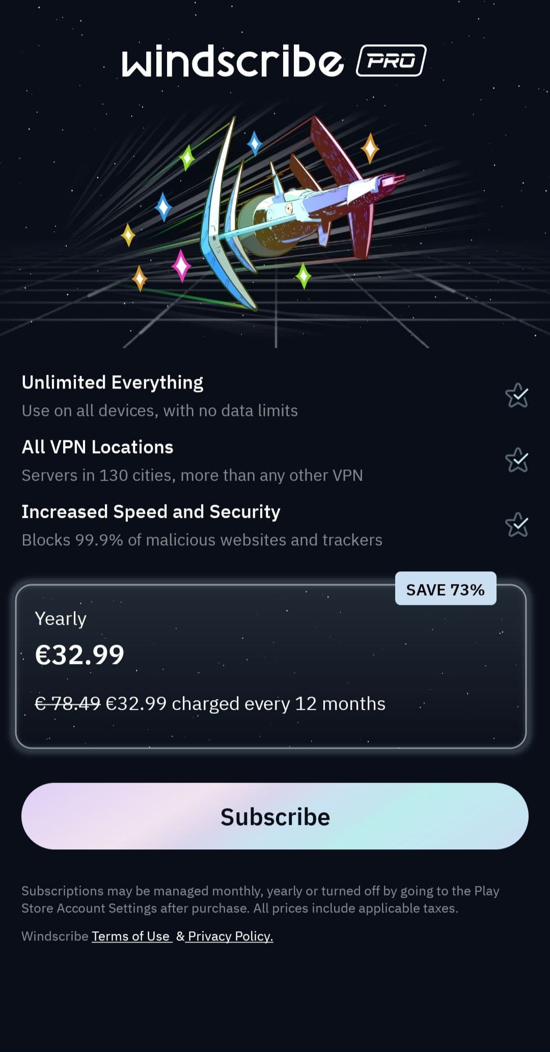 Windscribe Pro VPN με 32.99€/έτος
