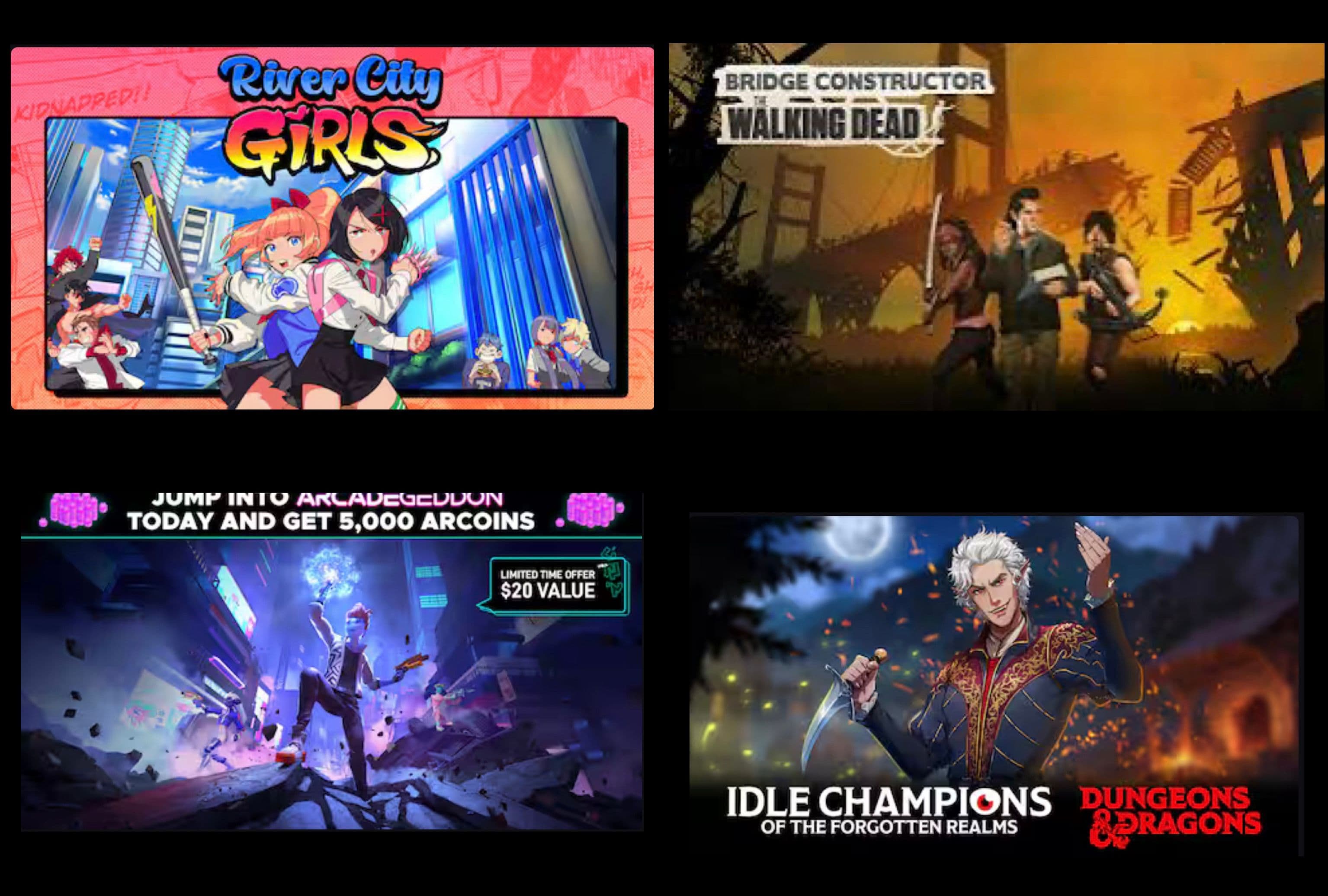 Δωρεάν το "River City Girls" (PC) και το "Bridge Constructor: The Walking Dead" (iOS/Android), στο Epic Games Store