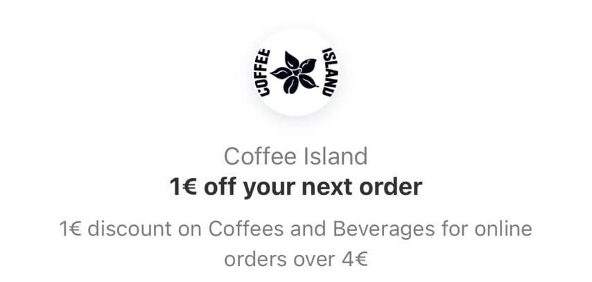 Coffee Island -1€ στα 4€