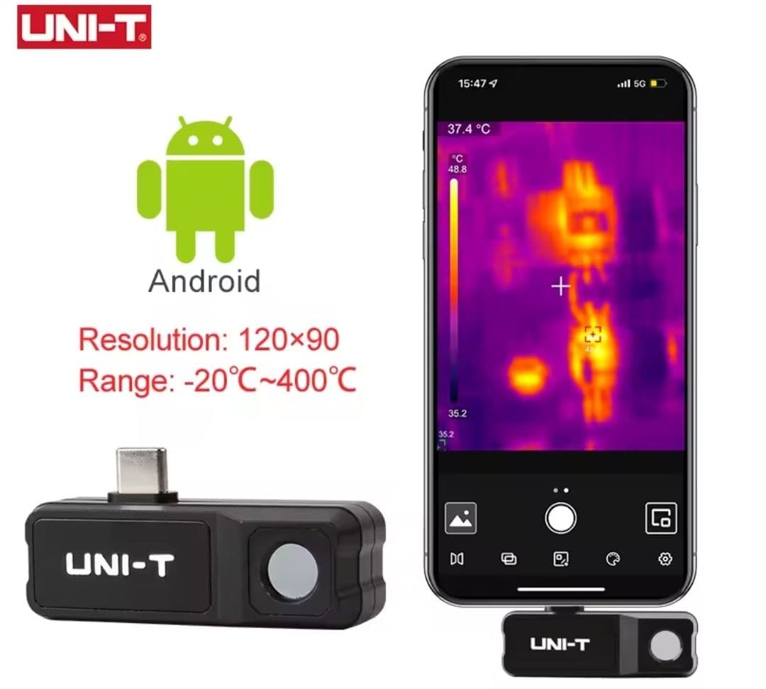 UNI-T UTi120 θερμικη κάμερα για Android/IOS (-20/400°C)