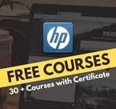  Δωρεάν 37 online courses (με πιστοποίηση) από την HP