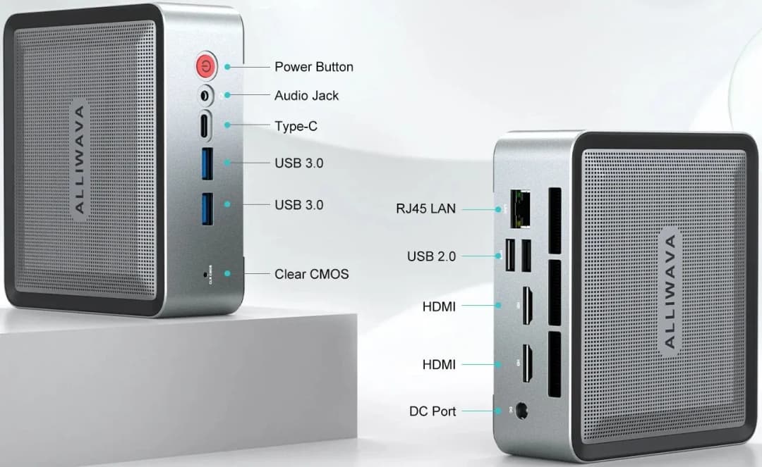 Mini PC ALLIWAVA (N-ONE) U58 | Ryzen 7 5825U | 32 GB RAM | 512 GB SSD | Windows 11 