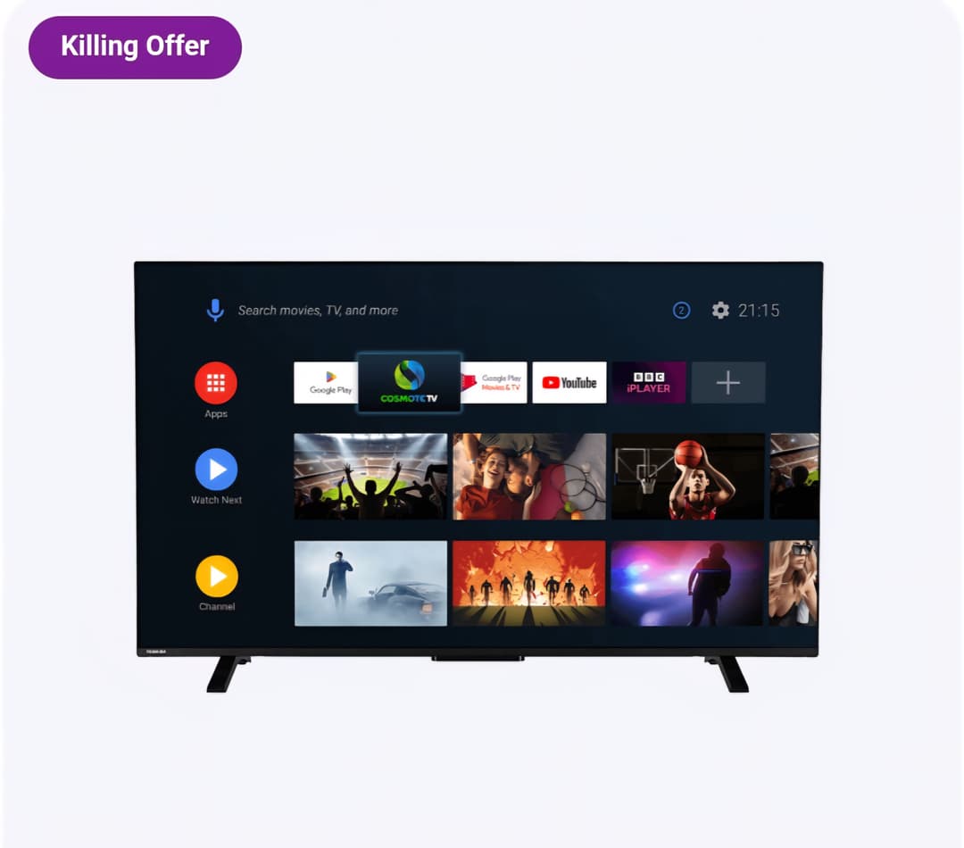 Τηλεόραση Smart TOSHIBA 4K 50UA2363DG 50" LED στα 259€|germanos.gr