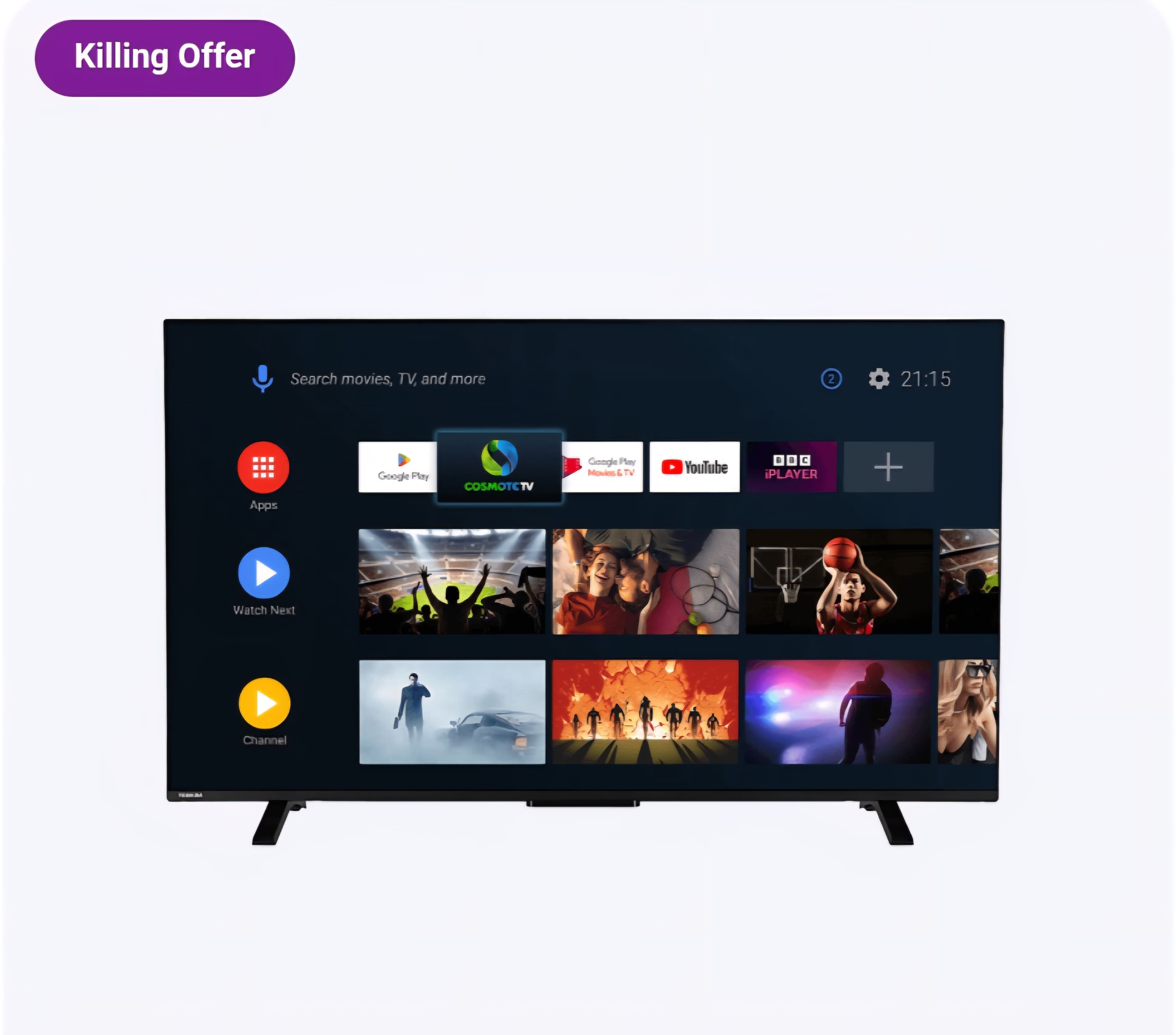 Τηλεόραση Smart TOSHIBA 4K 50UA2363DG 50" LED στα 259€|germanos.gr