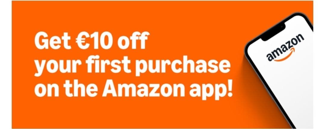 Εκπτωση -10€ για αγορες άνω των 25€ απο Amazon.es(μέσω app)