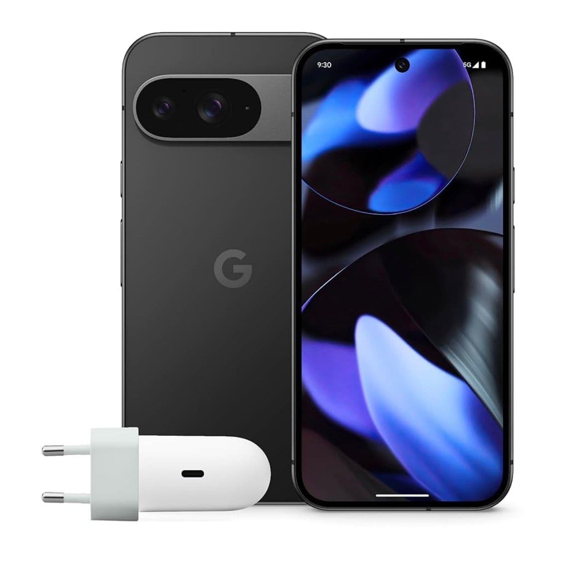 Google pixel 9 με φορτιστή στο γερμανικό Amazon