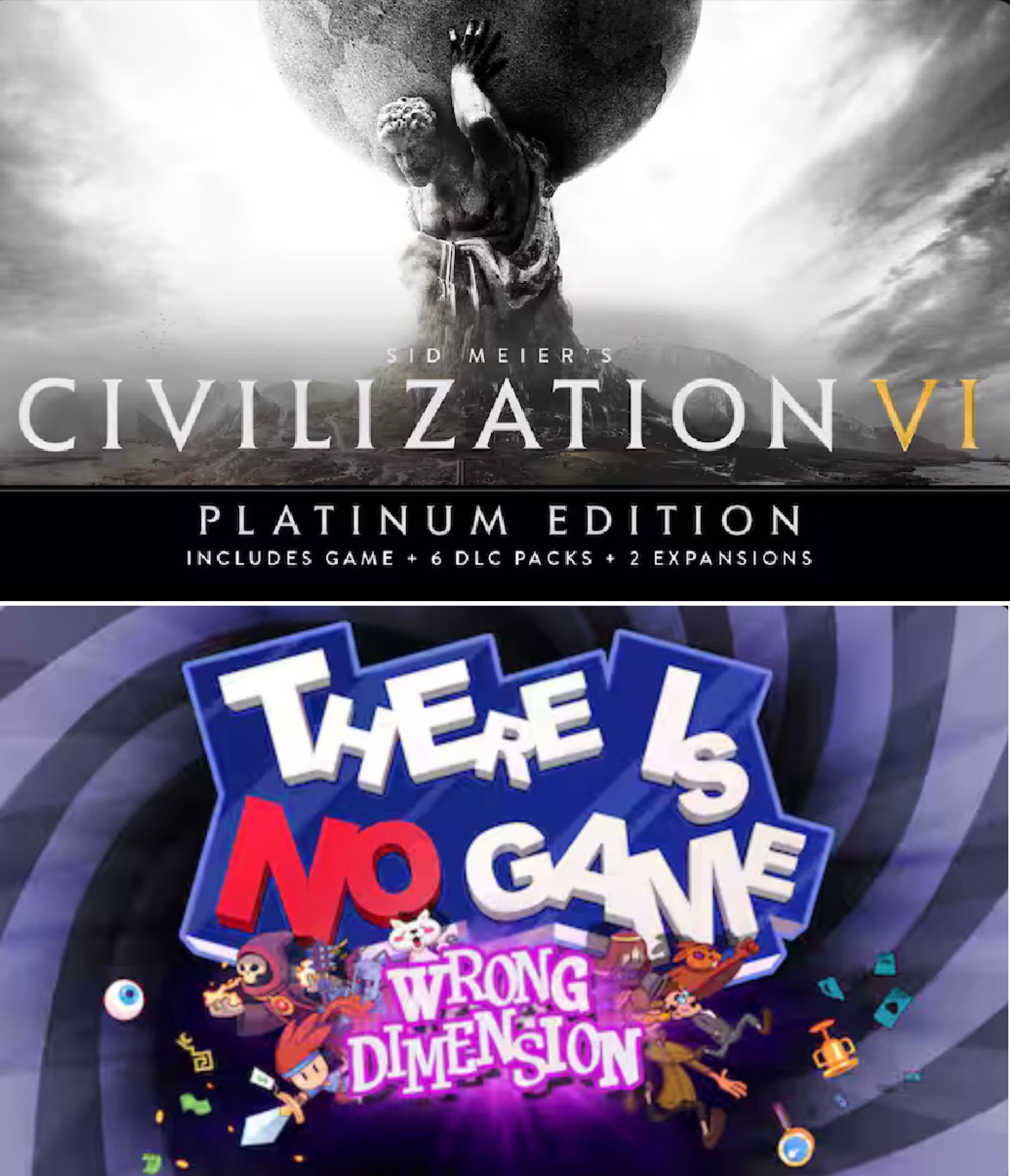 Δωρεάν το "Sid Meier’s Civilization VI: Platinum Edition" (PC) και το "There Is No Game: Wrong Dimension" (Android & iOS), στο Epic Games Store