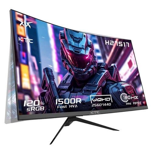 27″ KTC H27S17 QHD οθόνη, κυρτό HVA Panel και ρυθμό ανανέωσης 165hz, στα 139.99€