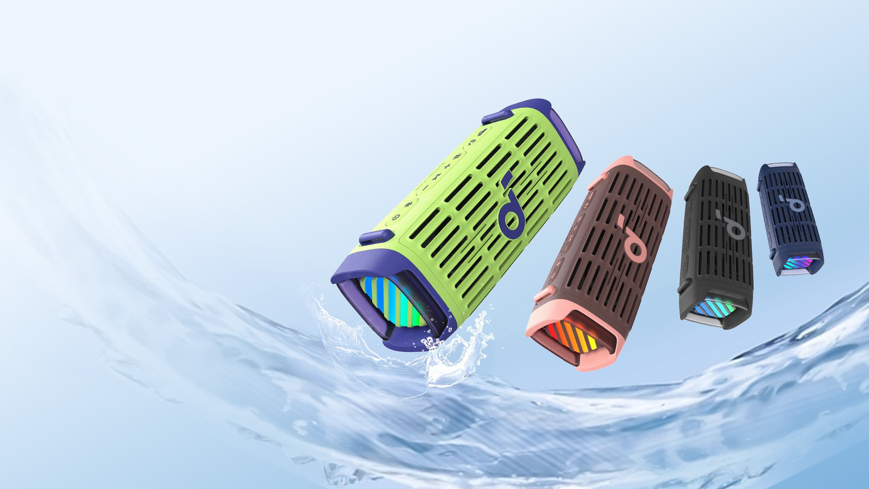 Soundcore Boom 3i by Anker (IP68, 50W BassUp™ 2.0 Sound, BT 5.3, 16h, Light Show + TWS Stereo)