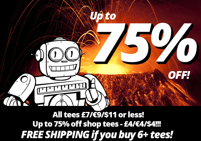 Qwertee – Mega Stock Sale από 4€