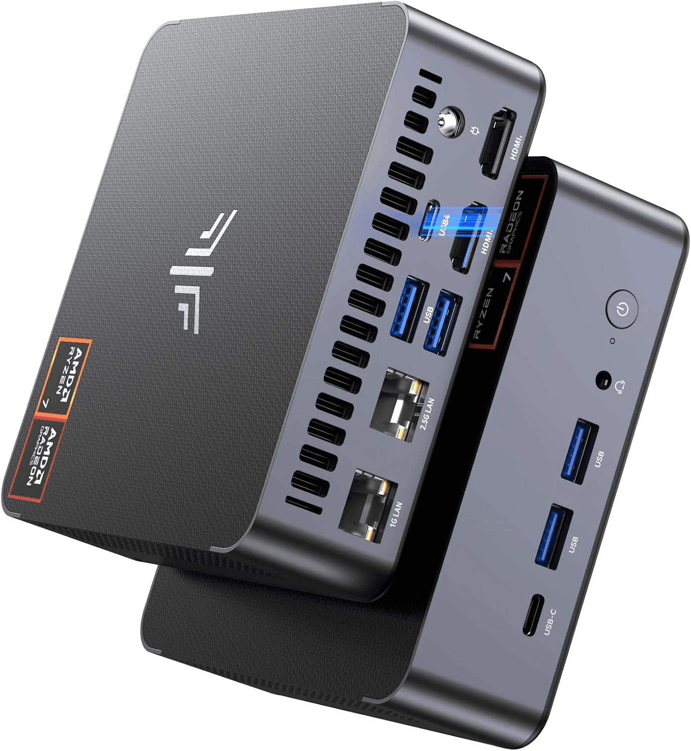 NiPoGi AM21 Mini PC ΑMD Ryzen 7 8745HS, 32GB DDR5, 1TB SSD με 509€