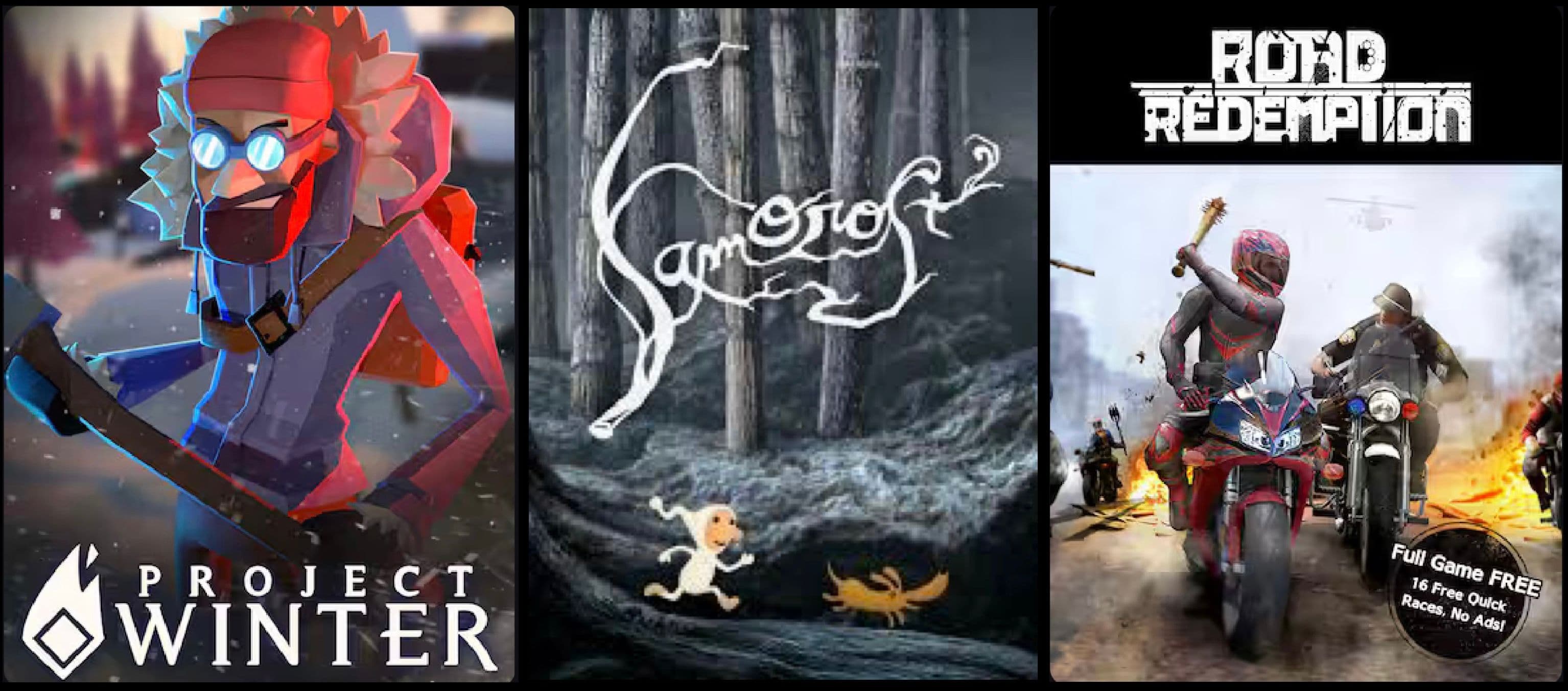 Δωρεάν το “Project Winter” (PC), το “Samorost 2” (PC, Android & iOS) και το Full Game και Add-On του “Road Redemption” (Android και iOS), στο Epic Games Store
