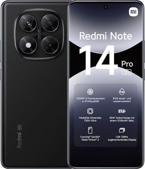 Xiaomi Redmi Note 14 Pro 5G 8GB/256GB με φορτιστή