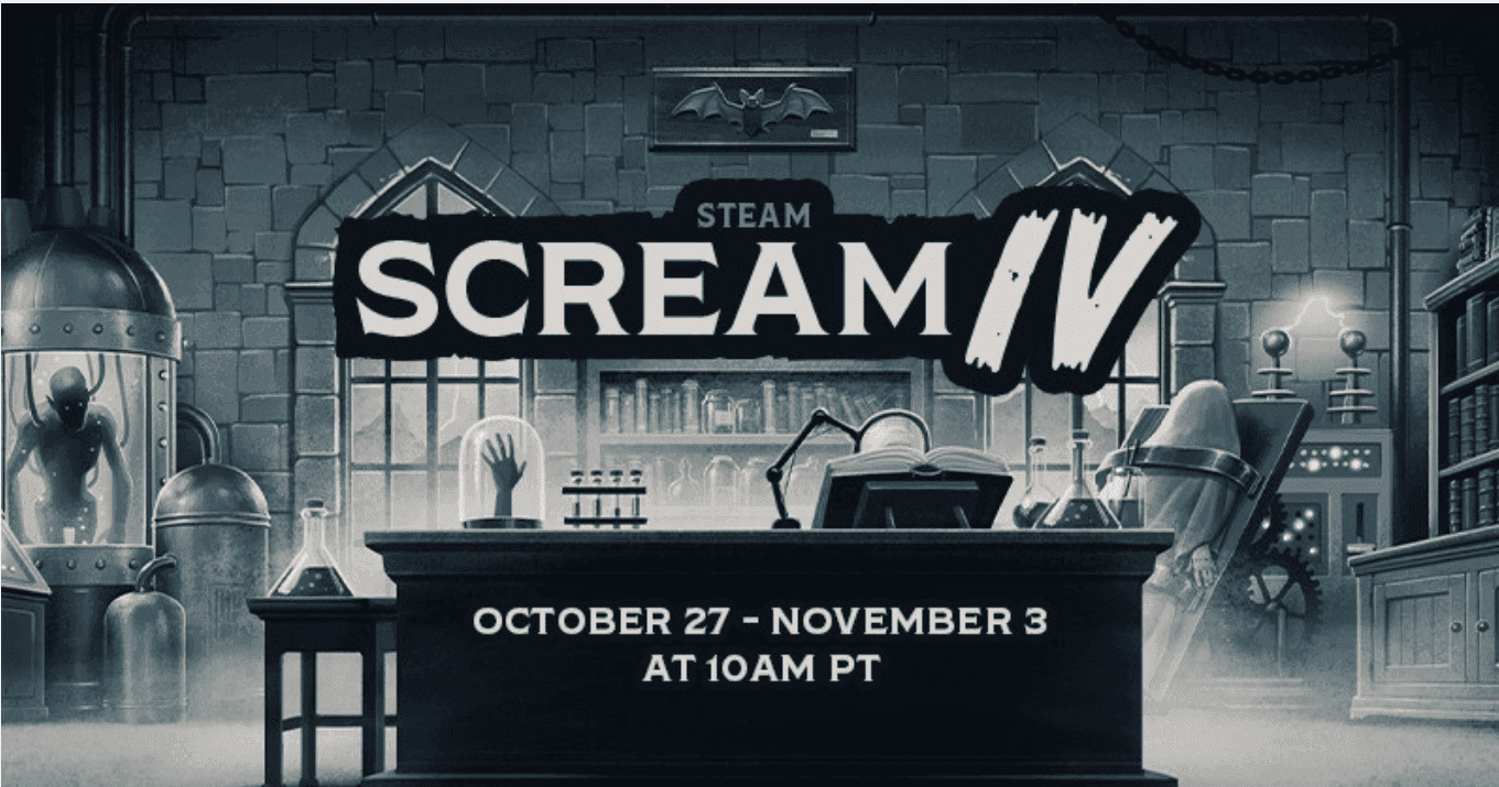 Steam Scream Fest με προσφορές σε Video Games τρόμου
