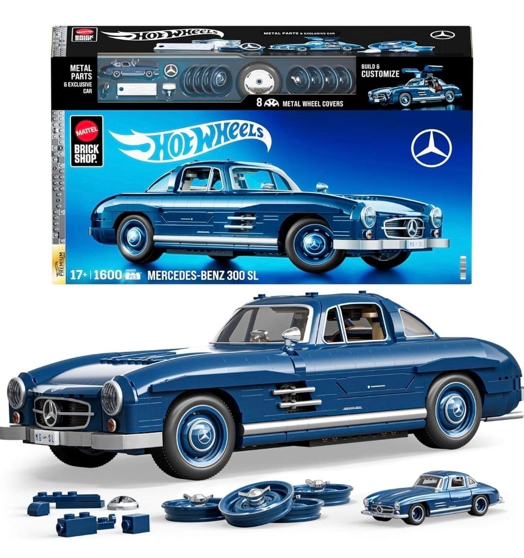 Mattel Brick Shop Mercedes-Benz 300 SL 1600 κομματια 104.20€