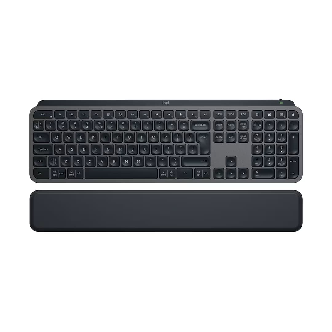 Logitech Πληκτρολόγιο MX Keys S Graphite with Palm Rest