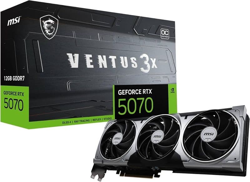 [Κάρτα Γραφικών] MSI 5070 Ventus 3X 12GB