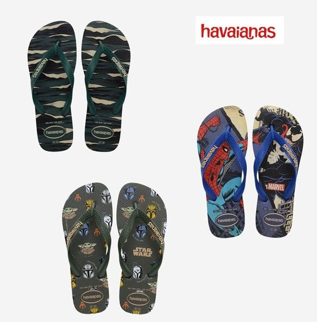 Havaianas 3 ζευγάρια 36€ με δωρεάν αποστολή
