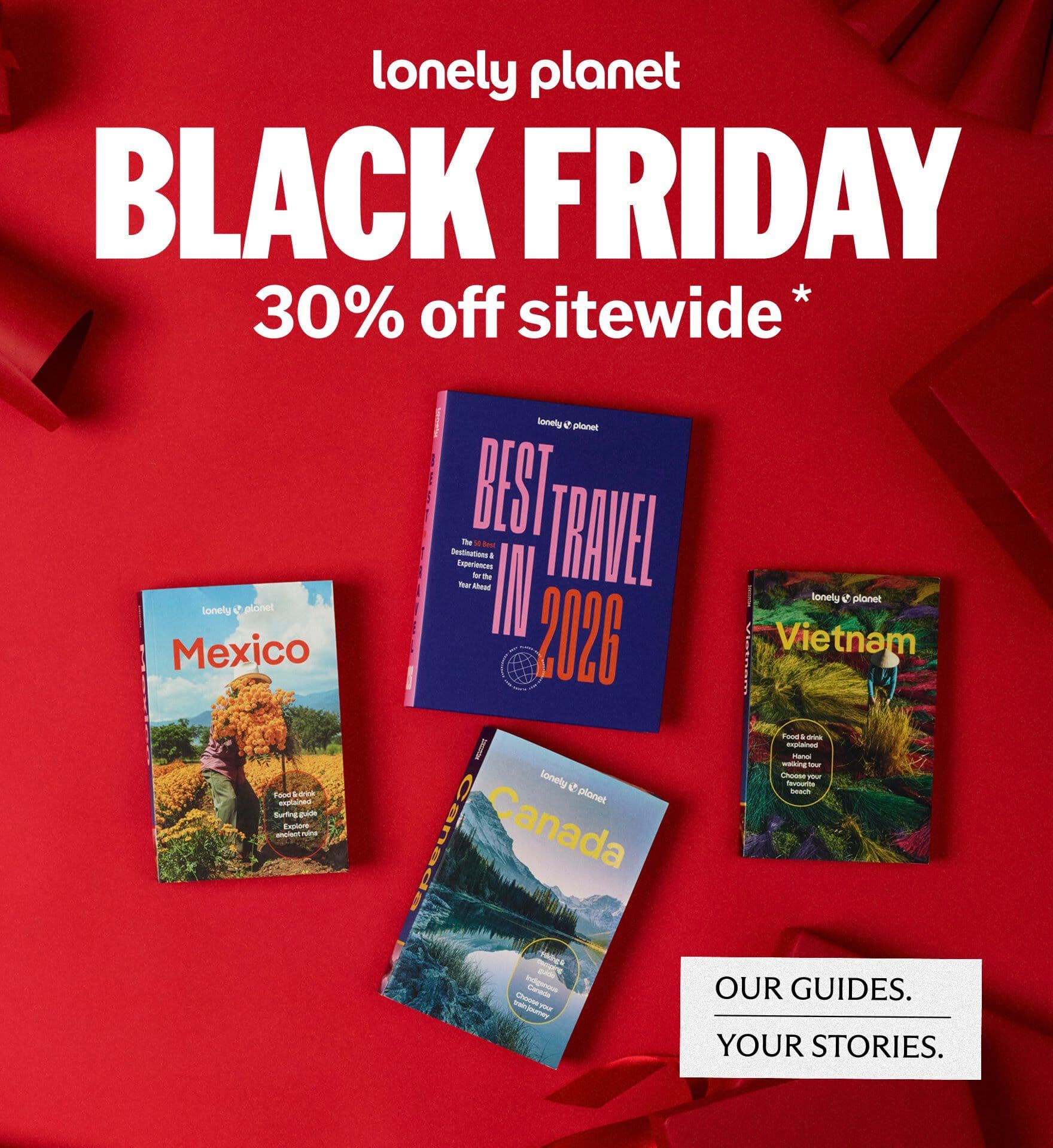 Lonely Planet Black Friday με έκπτωση 30% & δωρεάν ταχυδρομικά (Ταξιδιωτικοί Οδηγοί)