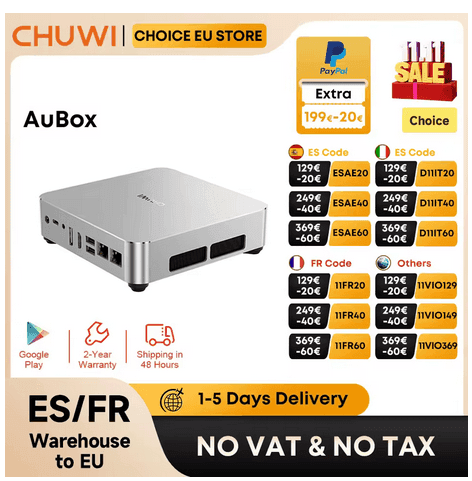 CHUWI AuBox Mini PC AMD R7 8745HS 16GB 512GB