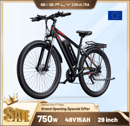 Ηλεκτρικό ποδήλατο BIGFLY C29 ULTAR 750W Motor 48V 15AH
