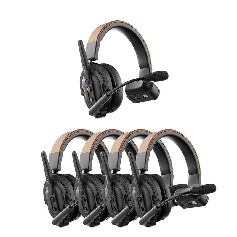 ACCSOON - CoMo SE (1H4R) Host + 4 remote full-duplex intercom headsets | ribalto.com