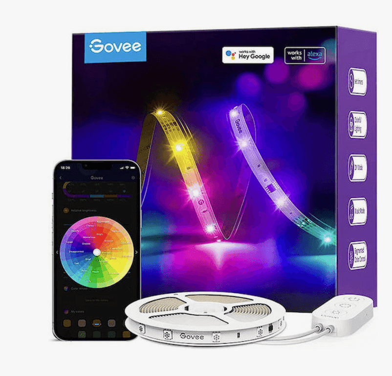 Govee Smart Ταινία LED Wi-Fi 24V RGB Φως 5m με Τροφοδοτικό