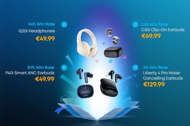 Black Friday Mystery Box από 29,99€ από την Soundcore EU