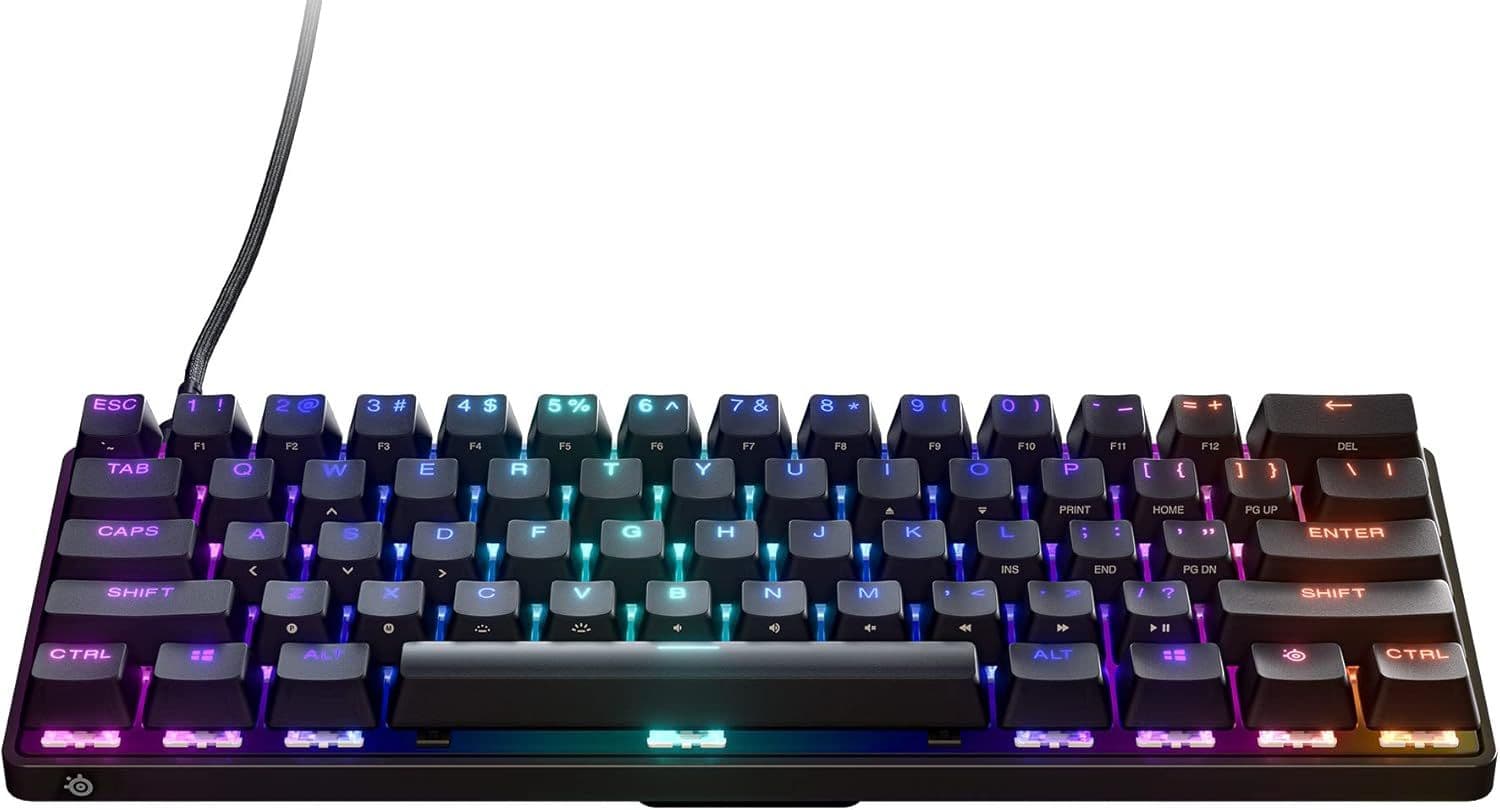 SteelSeries Apex 9 Mini ενσύρματο μηχανικό πληκτρολόγιο 60% QWERTY