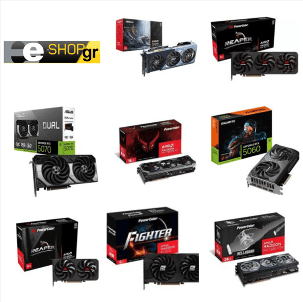 Προσφορές σε κάρτες γραφικών από το e-shop.gr
