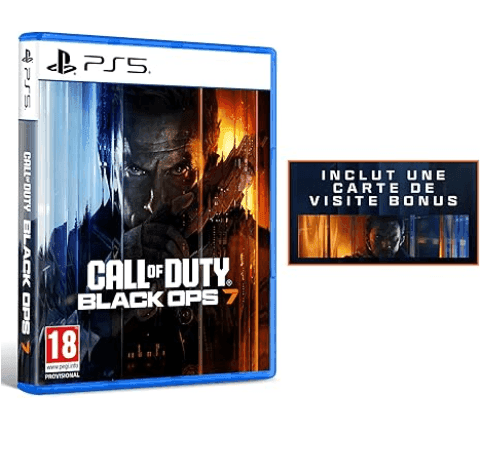 Call of Duty : Black Ops 7 - PlayStation 5 Amazon.fr  51.45€