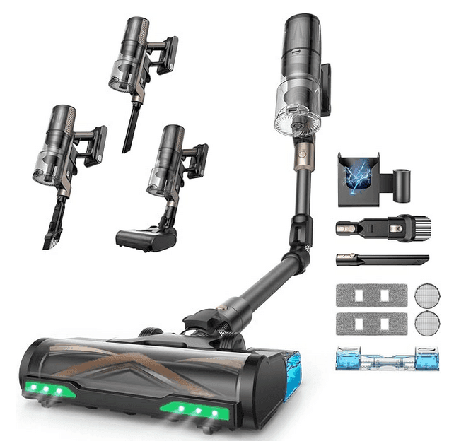 Σκούπα stick Proscenic P20 70000Pa Suction, 70-Min Runtime, 680W Motor, 180° Bendable Tube, Wet & Dry Cleaning with Extra Water Tank
