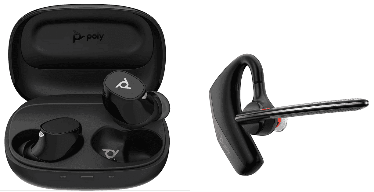 Poly Voyager Free 20 Ακουστικά Μαύρα ANC // Poly Voyager Legend 30 Headset με 59.99€