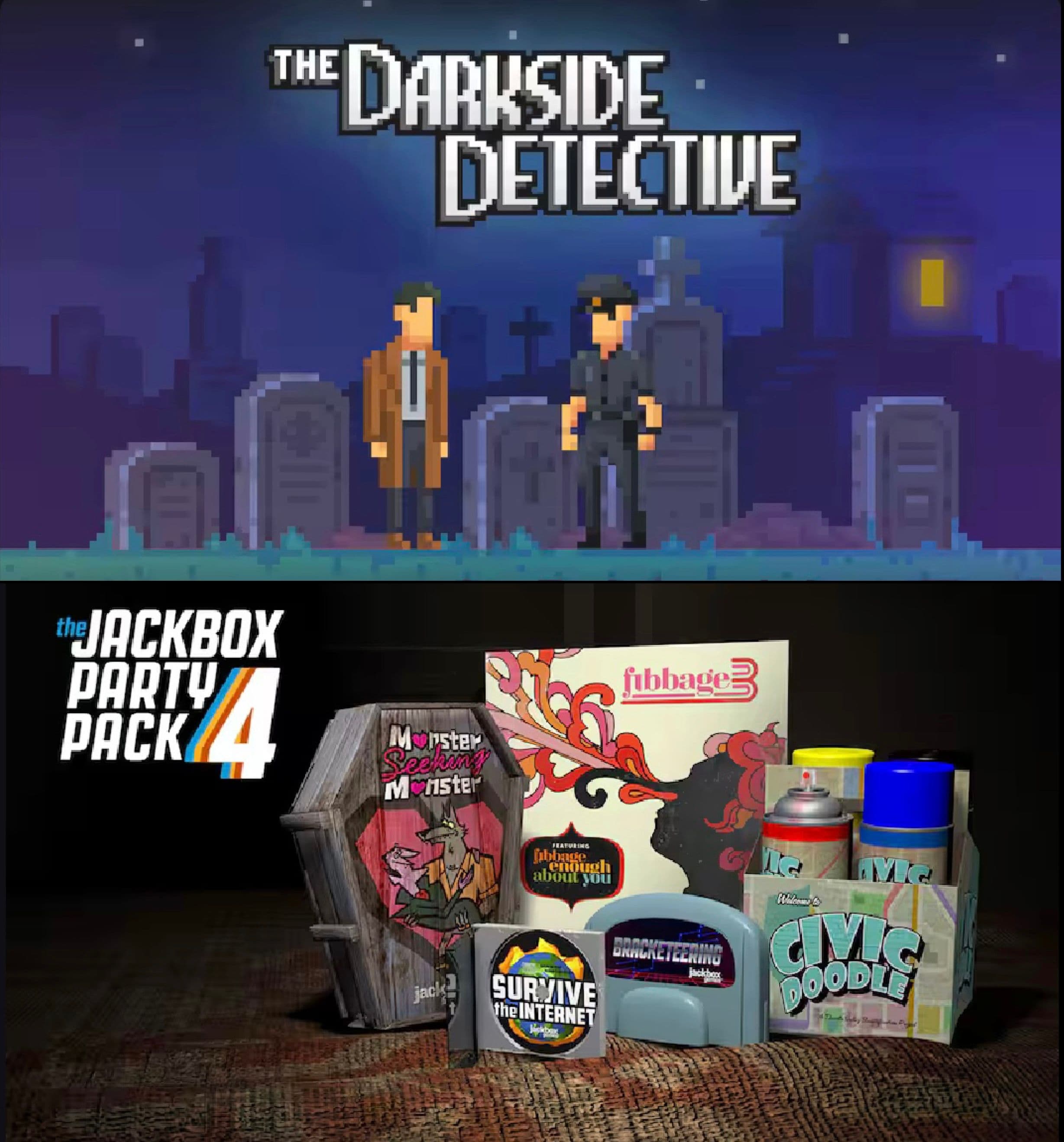 Δωρεάν το “The Darkside Detective” (PC, Android και iOS) και το “Jackbox Party Pack 4”, στο Epic Games Store