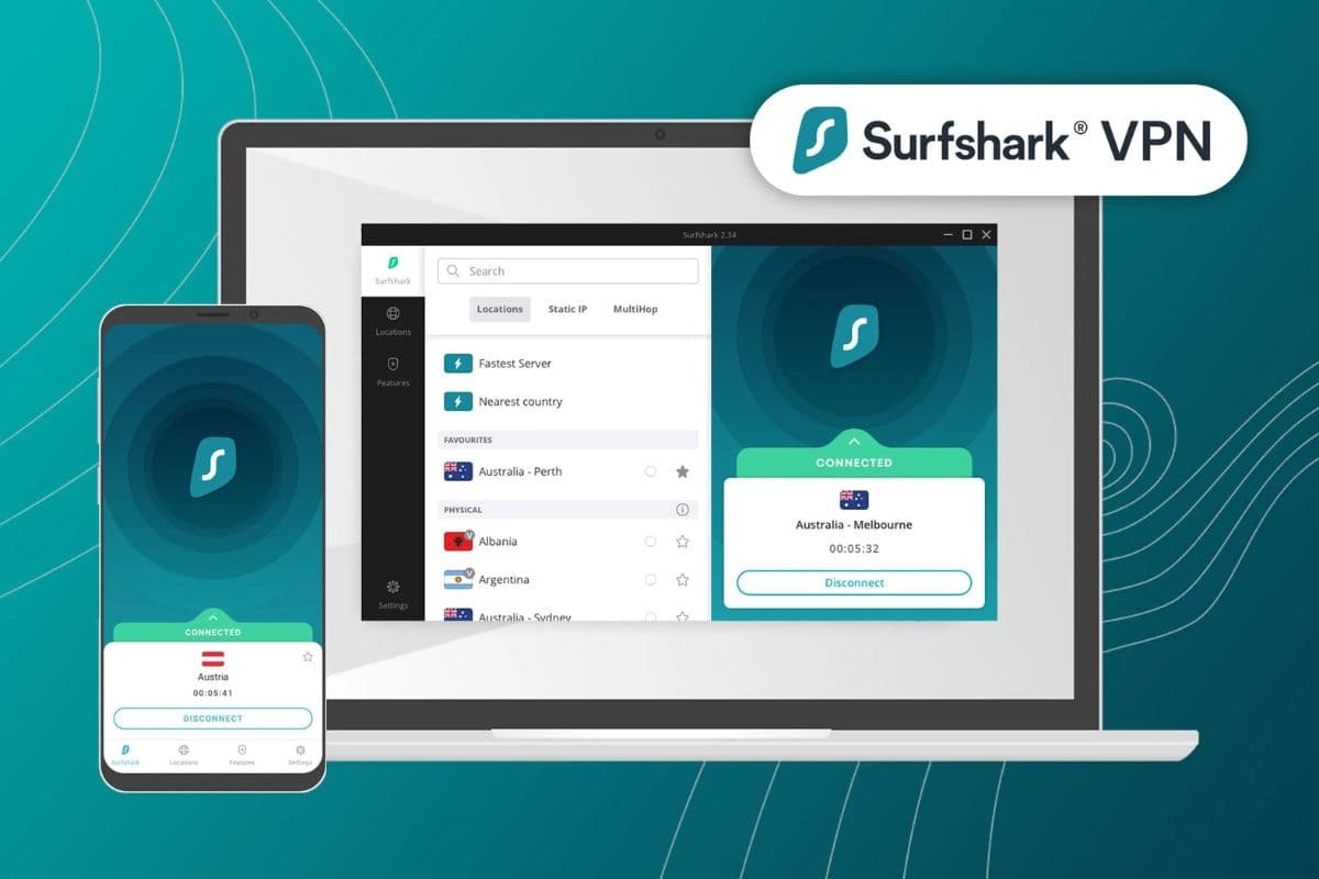 Surfshark vpn 2 μήνες trial  με 0.43 cents