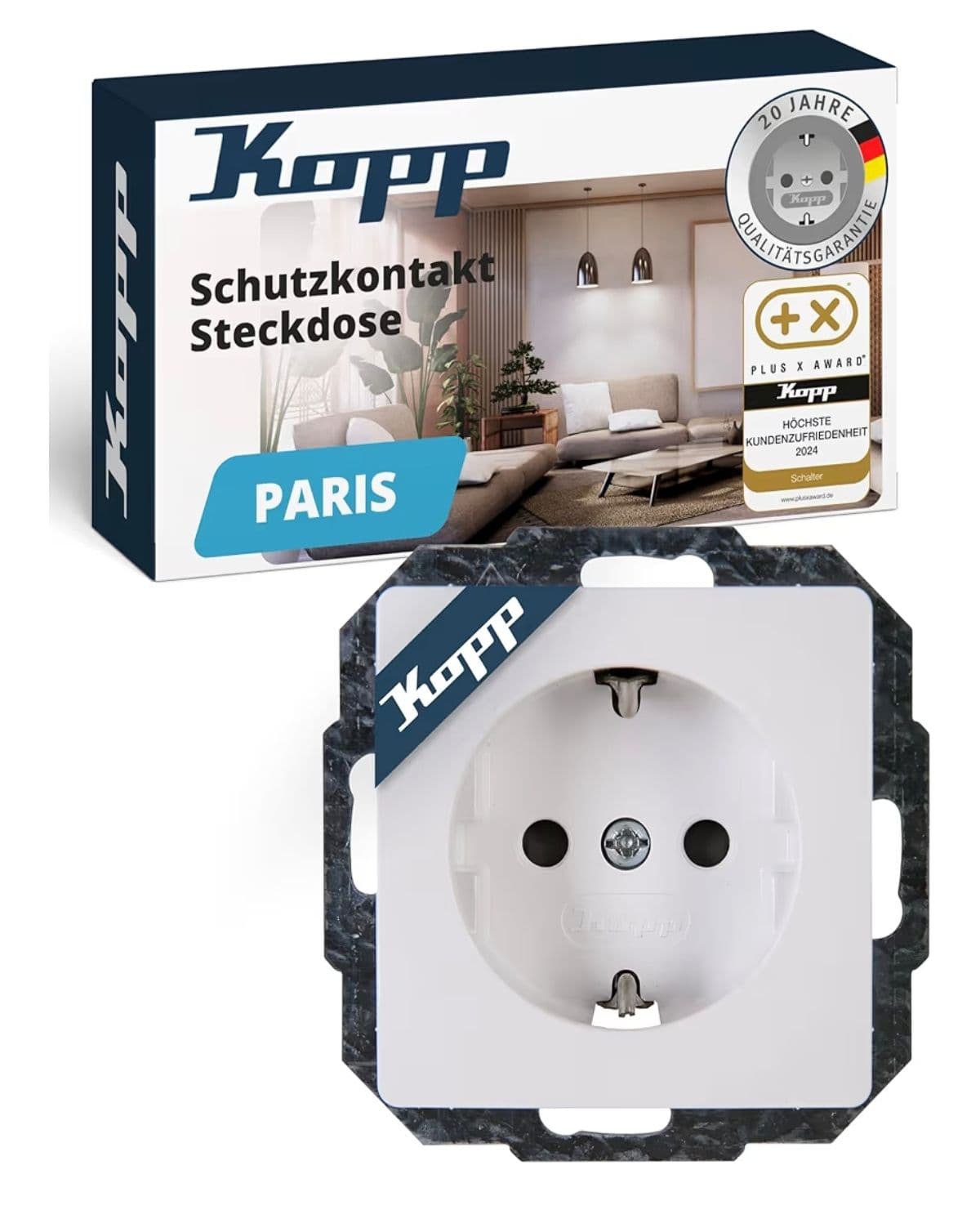 Πρίζα ρεύματος Kopp 1,43€ + μεταφορικά (π.χ. 5τμχ. με 15,68€)
