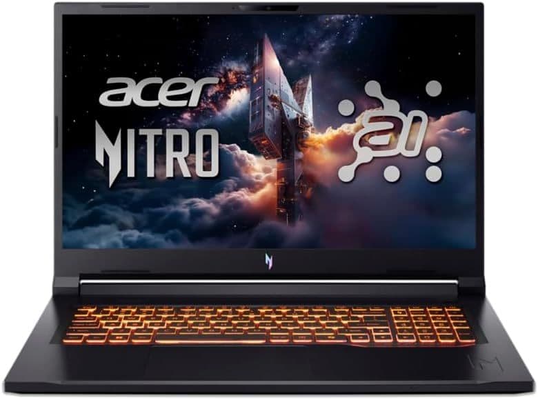 Acer Nitro V 17 AI ANV17-61-R5PQ (17.3" FHD IPS 144Hz / Ryzen AI 9 365 / 32GB / 1TB / RTX 5070 / No OS / QWERTY ES) Laptop